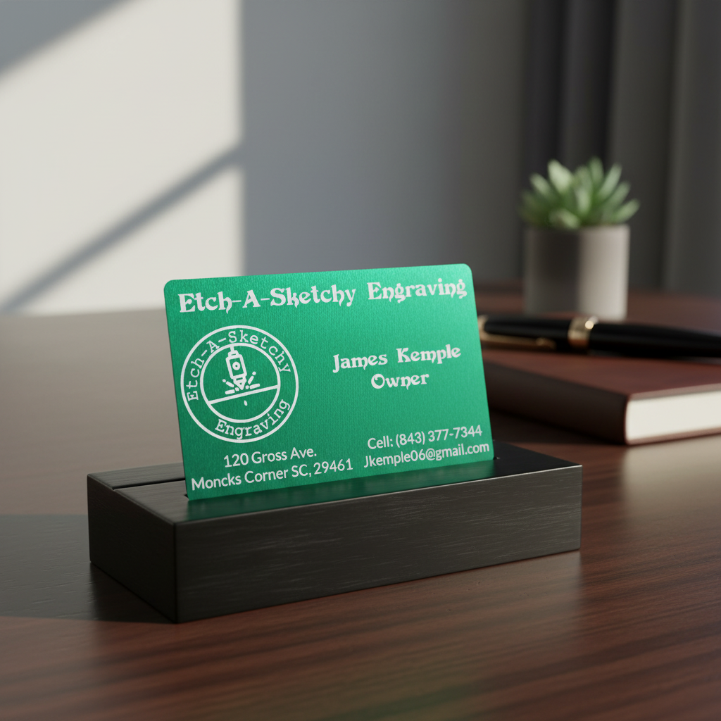 Custom Metal Business Cards – Make a Lasting Impression