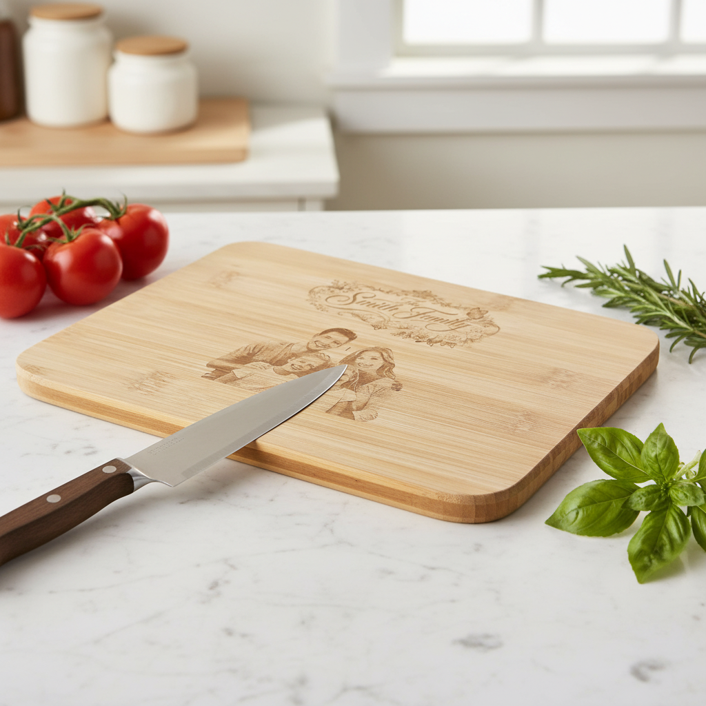 Personalized Family Engraved Cutting Board